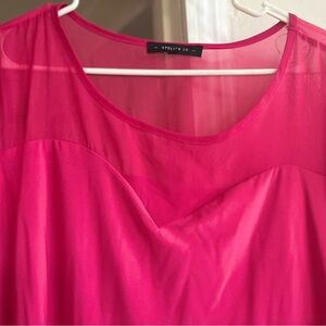 Atelier 29 Pink Sheer Blouse